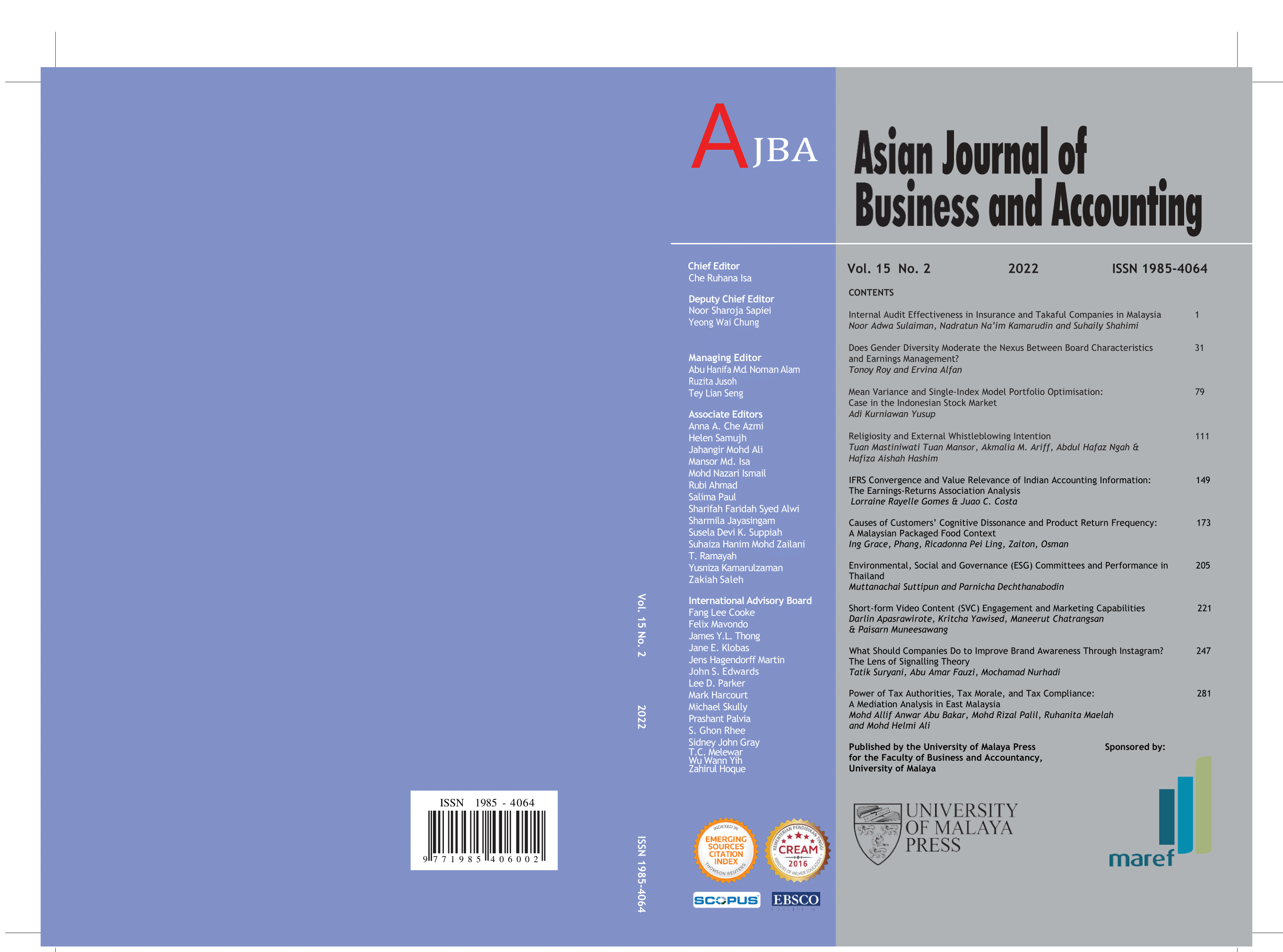 					View Volume 15, No 2 (2022)
				